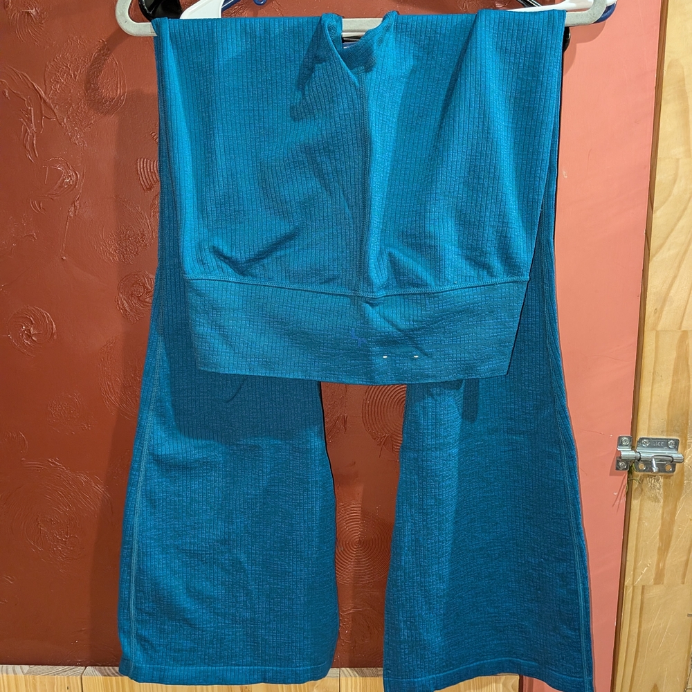 Blue Flare Yoga  Pants